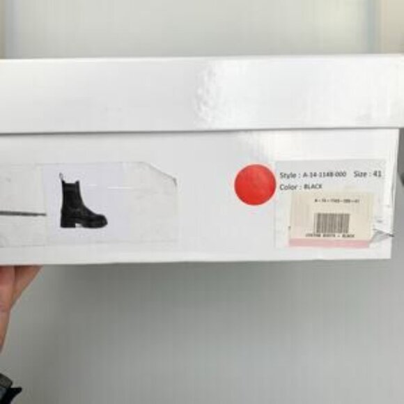 NIB Anine Bing Luc combat Boots Size 41 - Picture 10 of 11